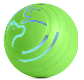 Q2 Interactive Pet Ball – 3 Vibration Modes & Flashing Lights (TPU, 5 Colors)