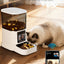 Petstarlet FX-01 Smart Pet Feeder with Interactive Display & Remote Camera — Auto Dispensing, Dual Power, 5L Capacity