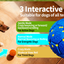Portable Deep Tissue Vibrating Massage Ball with LED Indicator, Remote Control & 3 Vibration Modes