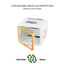 A9 Foldable Pet Dryer Box — 68L Large Capacity with Ozone Sterilization & Cat Stroking Window