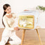 A9 Foldable Pet Dryer Box — 68L Large Capacity with Ozone Sterilization & Cat Stroking Window