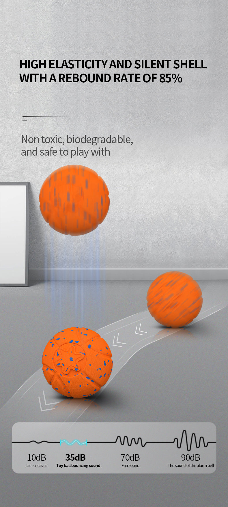 Q9-2 4th Gen Interactive Pet Ball – 3 Rolling Modes, Random Movement, Remote  Control (ETPU, 80mm)