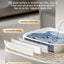 Upgraded Tiltable Oil Separation Dog Water Fountain – Large Capacity Pet Drinking Station with Remote, BPA-Free, Self-Cleaning Grease Filter for Cats