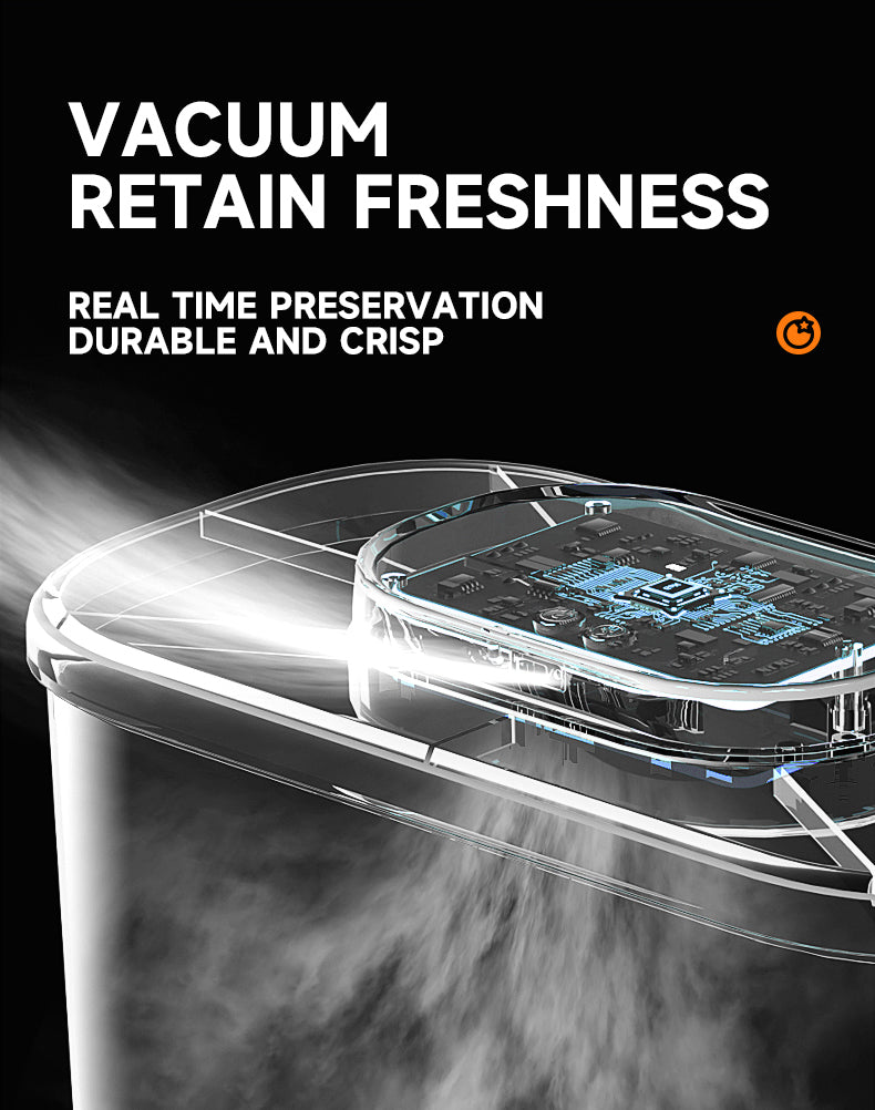 Q5 One-Touch Vacuum Sealing Pet Food Container – Keep Food Fresh Longer with Smart Constant Pressure & Large 10L Storage