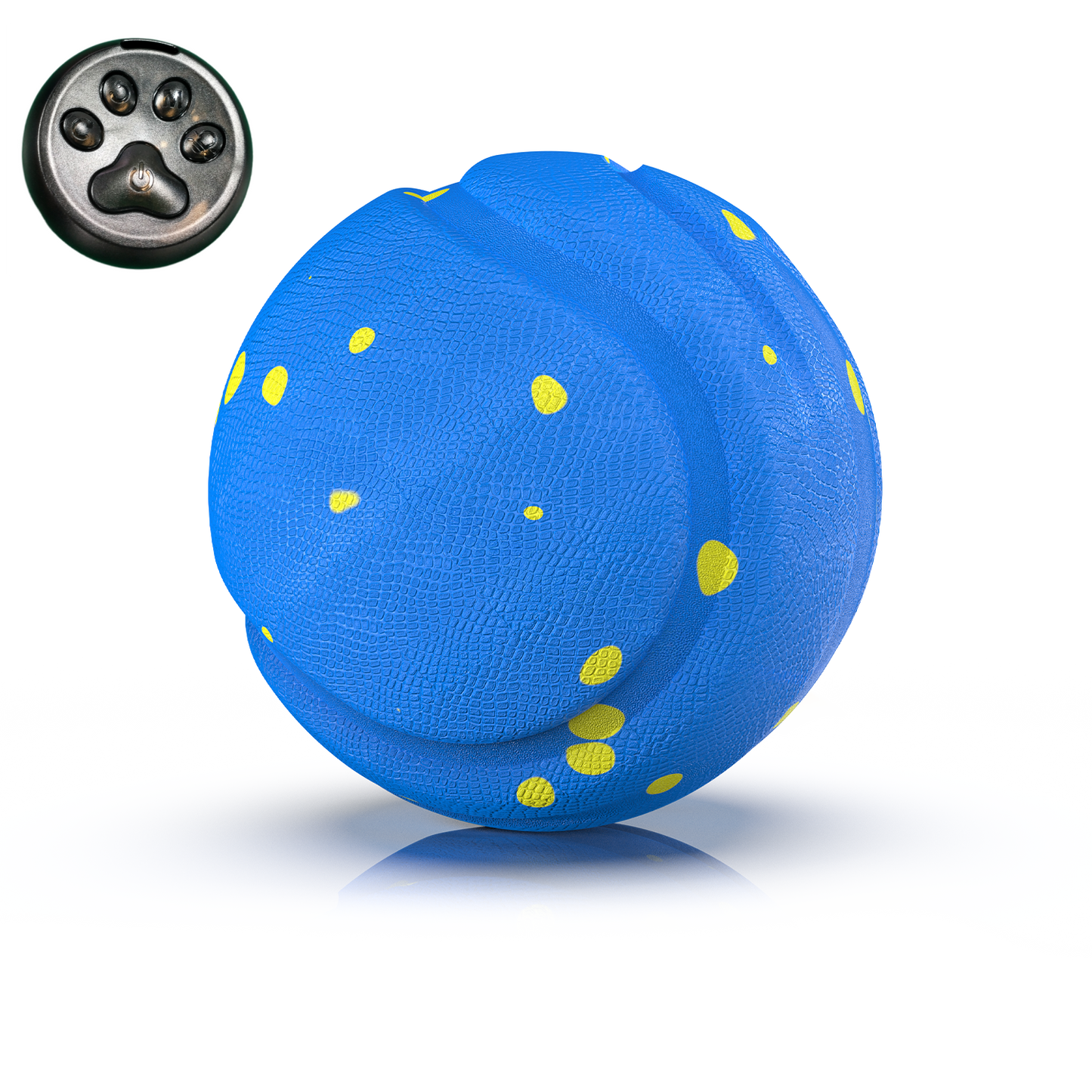 Portable Deep Tissue Vibrating Massage Ball with LED Indicator, Remote Control & 3 Vibration Modes