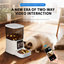 Petstarlet FX-01 Smart Pet Feeder with Interactive Display & Remote Camera — Auto Dispensing, Dual Power, 5L Capacity