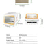 A9 Foldable Pet Dryer Box — 68L Large Capacity with Ozone Sterilization & Cat Stroking Window