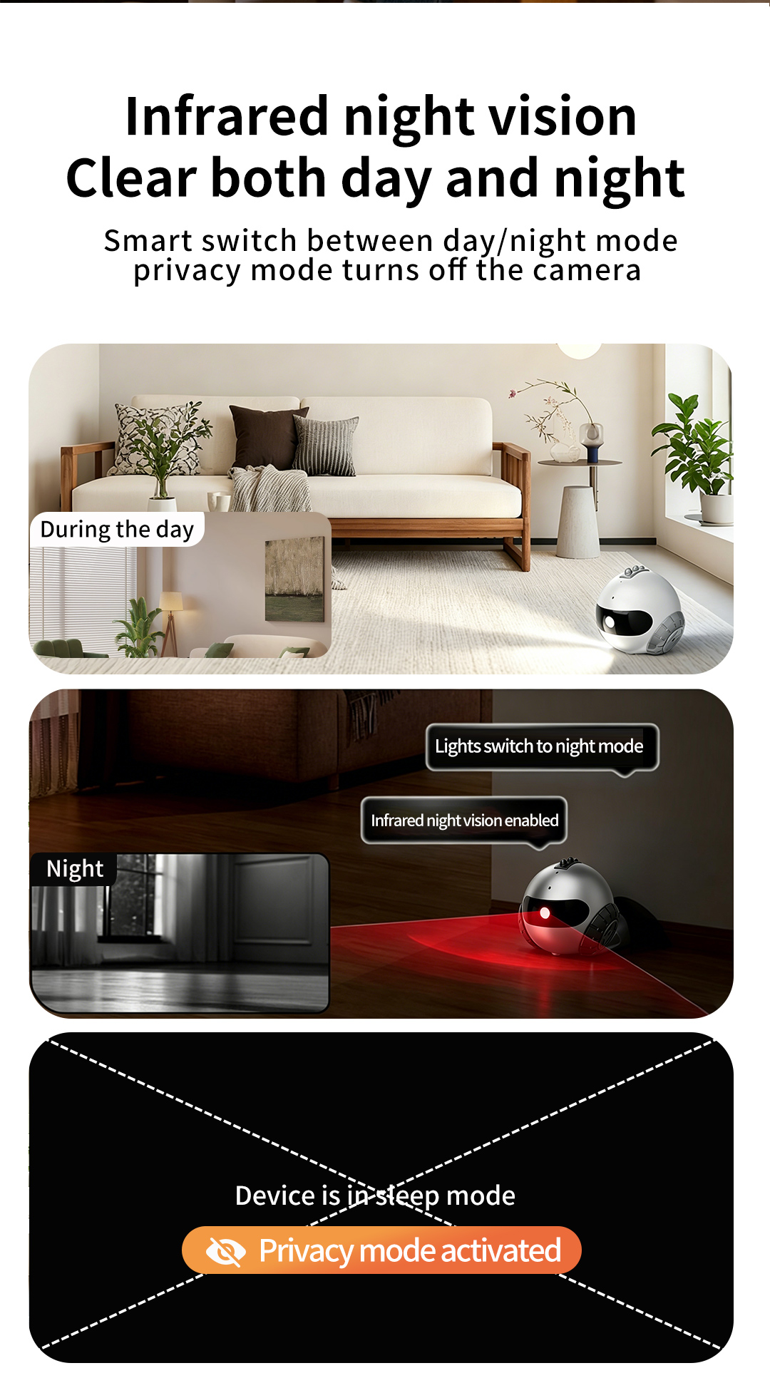 Smart Pet Companion Robot – HD Camera for Real-Time Viewing, Two-Way Voice, Interactive Wand Toy & Red Laser, Auto Obstacle Avoidance & Auto Recharge