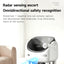 Camera Open Cat Litter Box, App Remote Control Self-Cleaning Litter Box with Gravity Sensor, Microwave Radar & Silver Ion Inner Wall