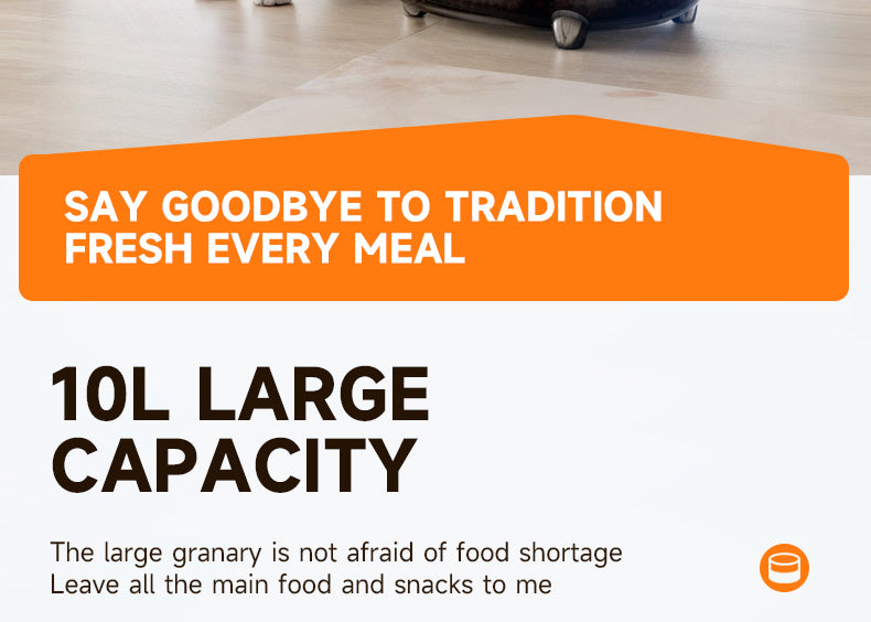 Q5 One-Touch Vacuum Sealing Pet Food Container – Keep Food Fresh Longer with Smart Constant Pressure & Large 10L Storage