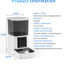 Petstarlet FX-01 Smart Pet Feeder with Interactive Display & Remote Camera — Auto Dispensing, Dual Power, 5L Capacity