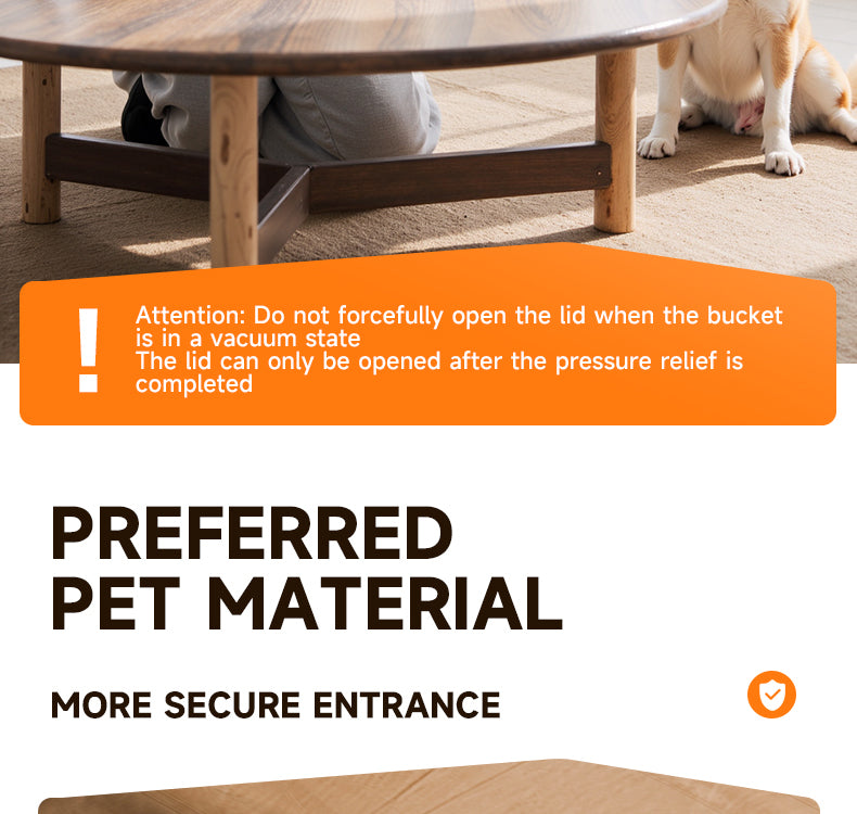 Q5 One-Touch Vacuum Sealing Pet Food Container – Keep Food Fresh Longer with Smart Constant Pressure & Large 10L Storage