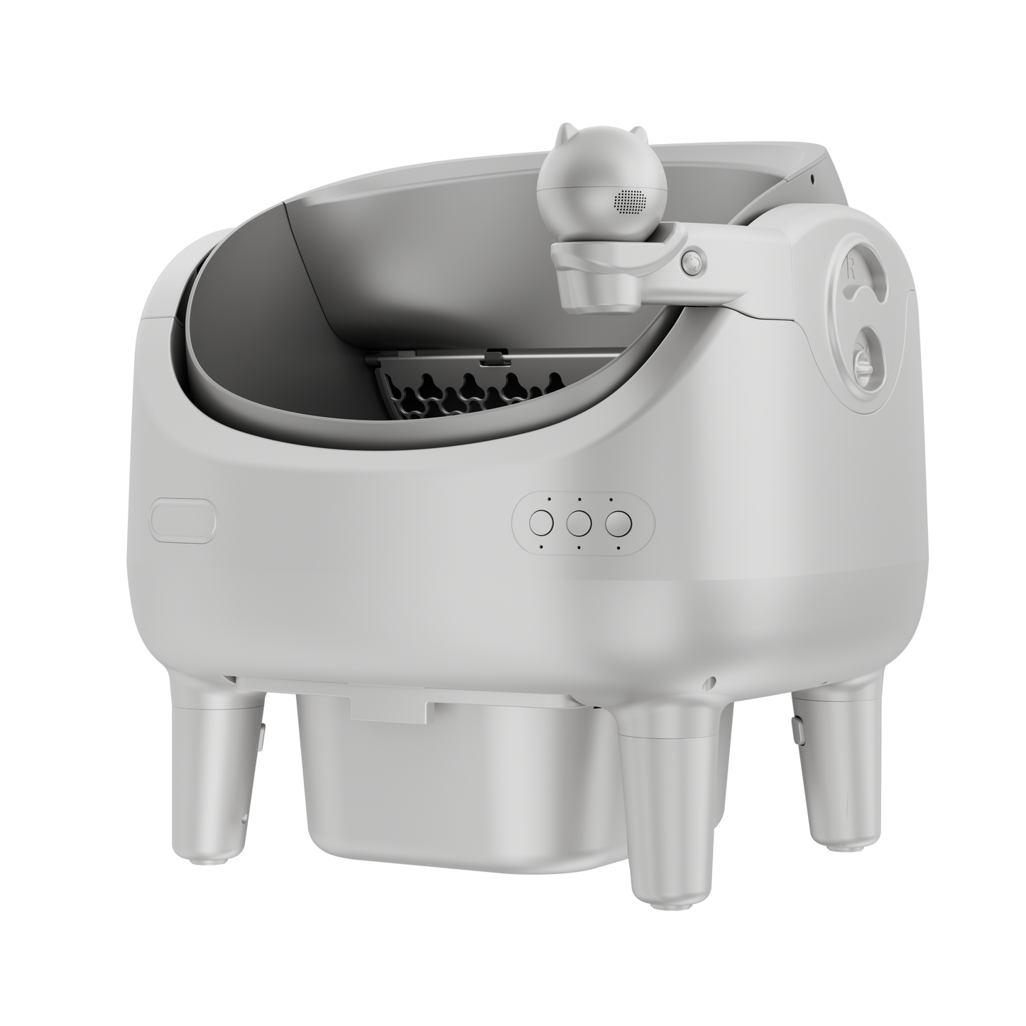 V9Pro Smart Self-Cleaning Litter Box with 360° Rotating Pet Camera & App Control