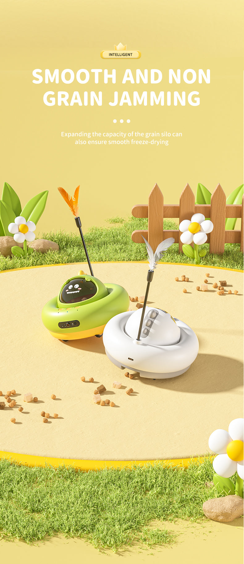 Remote Control Treat Toy Car Interactive Pet Puzzle Toy with Laser & Auto Standby