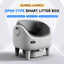 V7 Smart Cat Litter Box – App Remote Control | Auto-Cleaning + Leveling + Litter Change + Odor Control