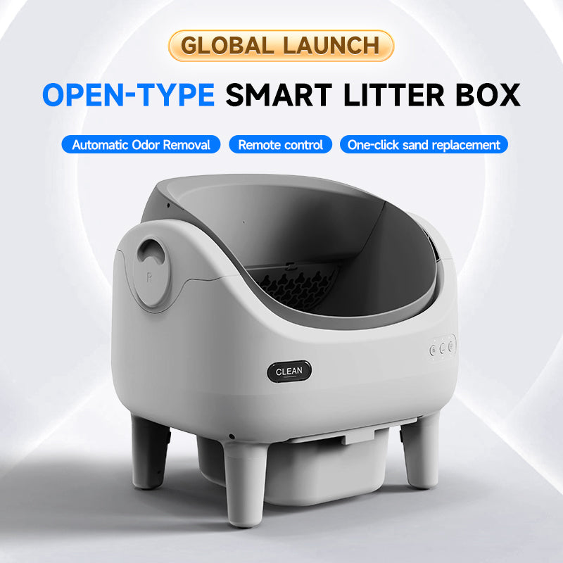 V7 Smart Cat Litter Box – App Remote Control | Auto-Cleaning + Leveling + Litter Change + Odor Control