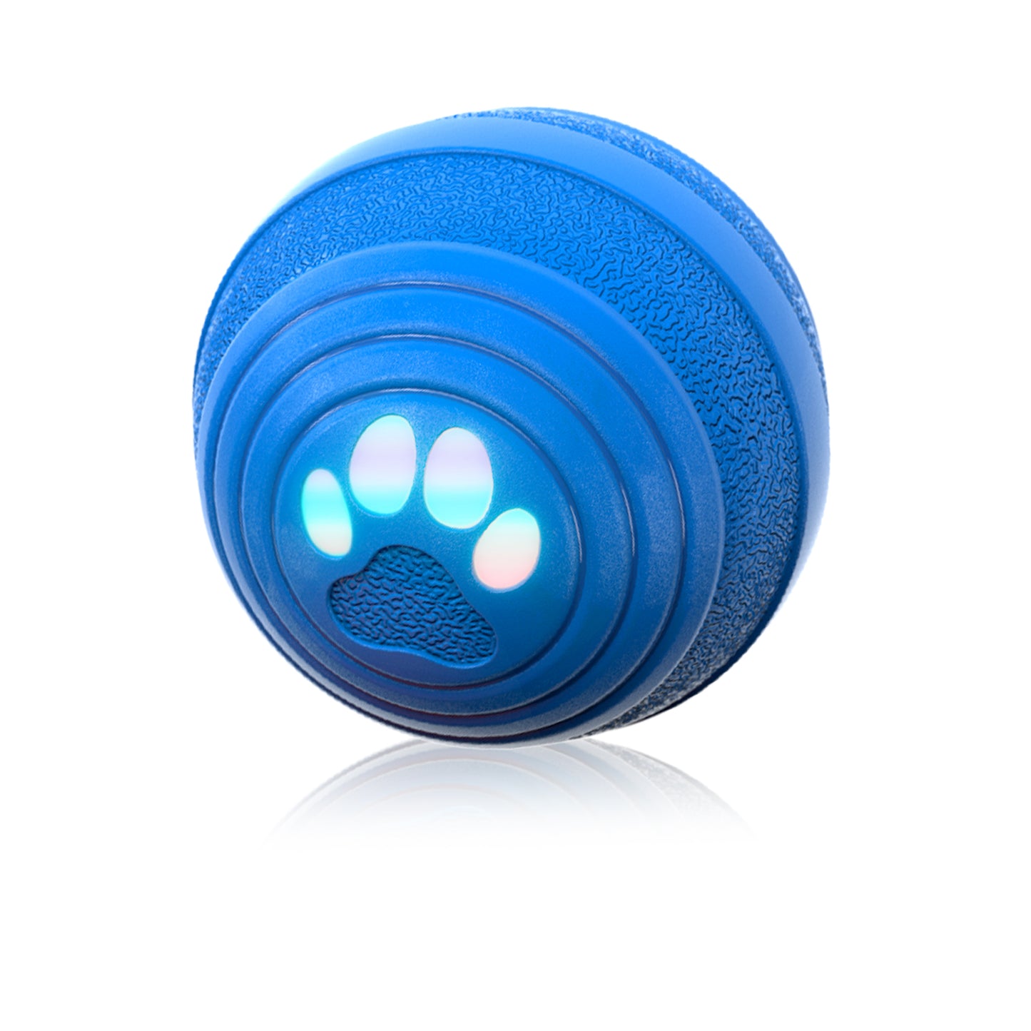 2nd Gen Interactive Dog Ball, 65mm Bite-Resistant TPE Electric Moving Toy, Type-C Rechargeable Automatic Rolling Ball with LED Flash Light & Smart Sleep Mode, 4 Modes Vibrating Play Ball for Small Medium Large Dogs