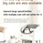 Camera Open Cat Litter Box, App Remote Control Self-Cleaning Litter Box with Gravity Sensor, Microwave Radar & Silver Ion Inner Wall