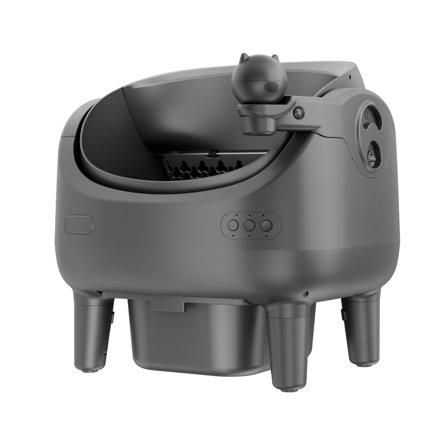 Never Guess What Your Cat Does – V9Pro Smart Litter Box with Full HD Rotating Camera & Odor Control