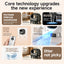 Camera Open Cat Litter Box, App Remote Control Self-Cleaning Litter Box with Gravity Sensor, Microwave Radar & Silver Ion Inner Wall