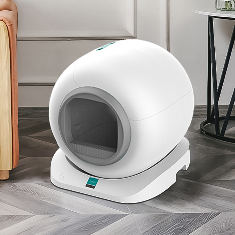 X26 Smart Litter Box – App Remote Control, Silver-Ion Antibacterial, Multi-Cat Recognition with Temp/Humidity Display & One-Click Litter Change