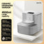 Upgraded Tiltable Oil Separation Dog Water Fountain – Large Capacity Pet Drinking Station with Remote, BPA-Free, Self-Cleaning Grease Filter for Cats