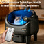 Camera Open Cat Litter Box, App Remote Control Self-Cleaning Litter Box with Gravity Sensor, Microwave Radar & Silver Ion Inner Wall