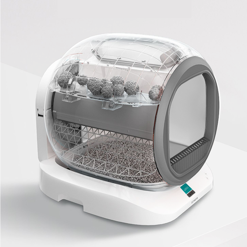 X26 Smart Litter Box – App Remote Control, Silver-Ion Antibacterial, Multi-Cat Recognition with Temp/Humidity Display & One-Click Litter Change