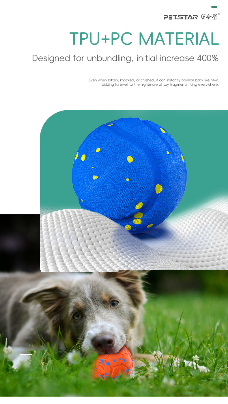 8cm ETPU Foam Pet Ball, High Elastic Bouncy Dog Chew Ball, Wear Resistant Bite Resistant Interactive Toy for Medium Large Dogs