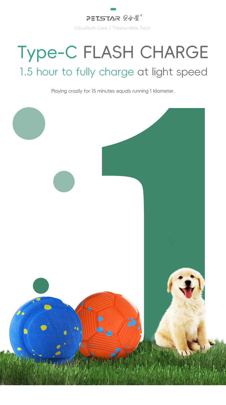 8cm ETPU Foam Pet Ball, High Elastic Bouncy Dog Chew Ball, Wear Resistant Bite Resistant Interactive Toy for Medium Large Dogs