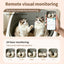 Camera Open Cat Litter Box, App Remote Control Self-Cleaning Litter Box with Gravity Sensor, Microwave Radar & Silver Ion Inner Wall