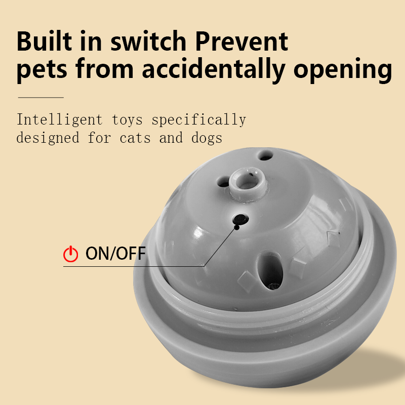 Q2 Interactive Pet Ball – 3 Vibration Modes & Flashing Lights (TPU, 5 Colors)
