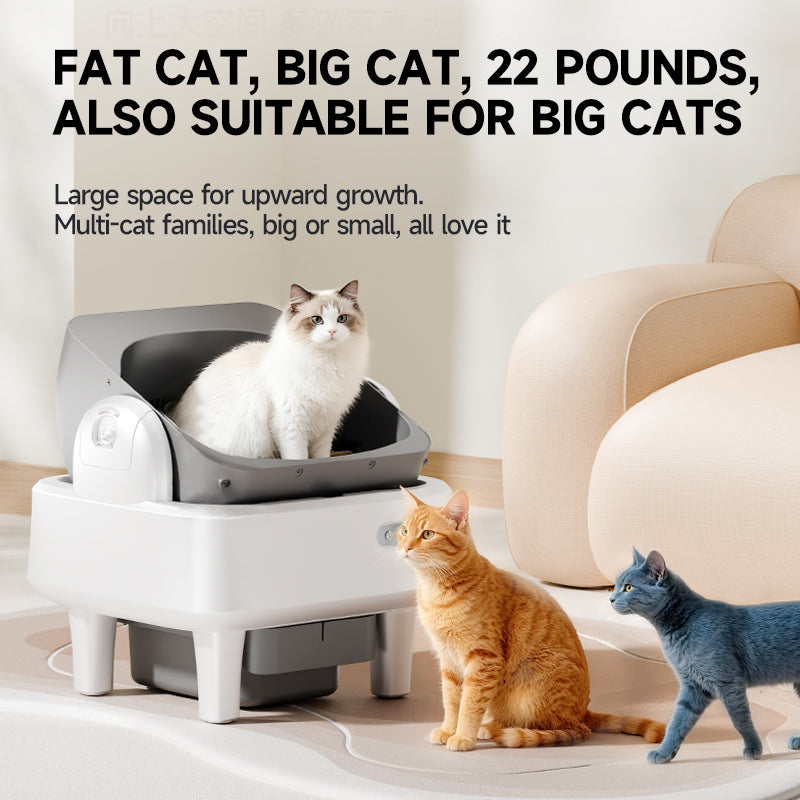 Intelligent tipping bucket cat litter basin - automatic deodorization spray system