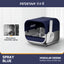 S1 Smart Stainless Steel Litter Box – Semi-Enclosed, Easy-Clean Removable Pan, Splash Guard, Optional Electric Scoop & Deodorizing Spray, Ideal for Smart Cat Homes