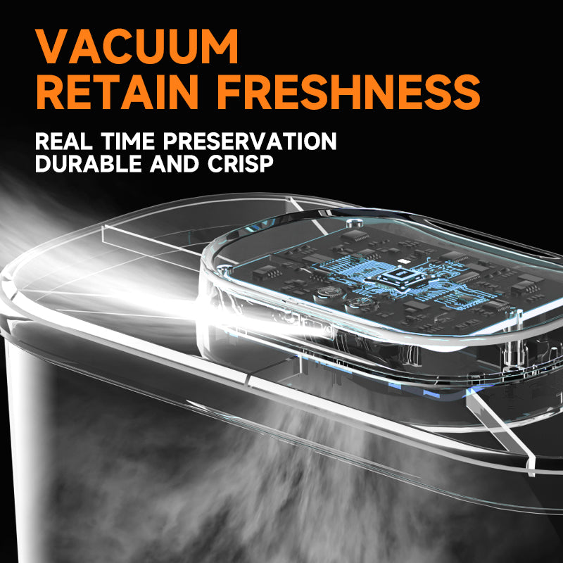 Q5 One-Touch Vacuum Sealing Pet Food Container – Keep Food Fresh Longer with Smart Constant Pressure & Large 10L Storage