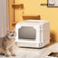 Stainless Steel Cat Litter Box S5 – Non-Stick, Easy Cleaning, Odor-Blocking Enclosed Design