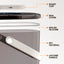 Q5 One-Touch Vacuum Sealing Pet Food Container – Keep Food Fresh Longer with Smart Constant Pressure & Large 10L Storage