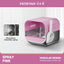 S1 Smart Stainless Steel Litter Box – Semi-Enclosed, Easy-Clean Removable Pan, Splash Guard, Optional Electric Scoop & Deodorizing Spray, Ideal for Smart Cat Homes