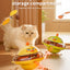Interactive Cat Wobble Toy – 360° Anti-Fall Rolling Design with Built-in Red Laser, Adjustable Snack Opening & Clear Treat Chamber for Indoor Cats