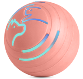 Q2 Interactive Pet Ball – 3 Vibration Modes & Flashing Lights (TPU, 5 Colors)