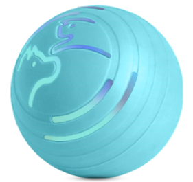 Q2 Interactive Pet Ball – 3 Vibration Modes & Flashing Lights (TPU, 5 Colors)