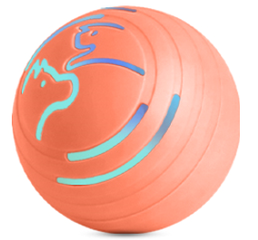 Q2 Interactive Pet Ball – 3 Vibration Modes & Flashing Lights (TPU, 5 Colors)