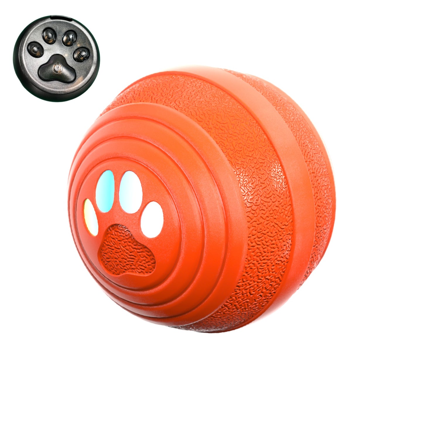 Upgraded Smart Vibration Pet Ball – 3 Intensity Modes, Flashing LED Lights & Remote Control