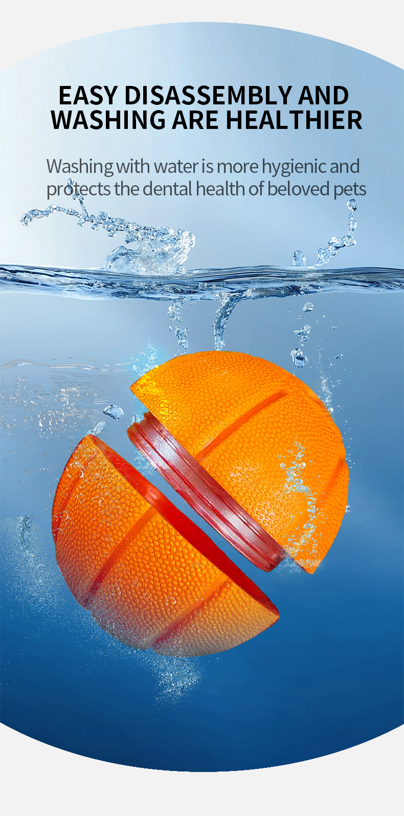6.5cm TPU Bouncing & Rolling Dog Toy Ball – Interactive Puppy Exercise Toy