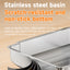 Stainless Steel Cat Litter Box S5 – Non-Stick, Easy Cleaning, Odor-Blocking Enclosed Design