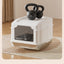 Stainless Steel Cat Litter Box S5 – Non-Stick, Easy Cleaning, Odor-Blocking Enclosed Design