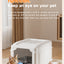 Stainless Steel Cat Litter Box S5 – Non-Stick, Easy Cleaning, Odor-Blocking Enclosed Design