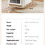 Stainless Steel Cat Litter Box S5 – Non-Stick, Easy Cleaning, Odor-Blocking Enclosed Design