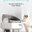 Intelligent tipping bucket cat litter basin - automatic deodorization spray system
