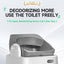 Intelligent tipping bucket cat litter basin - automatic deodorization spray system